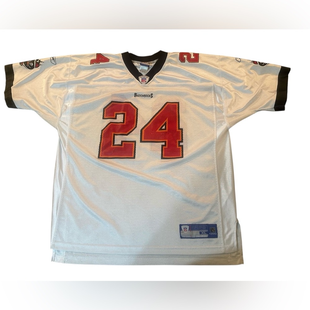 Reebok‎ Men Tampa Bay Buccaneers Cadillac Williams Away  Jersey Sz XL